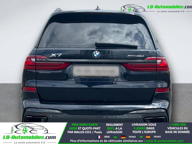 BMW X7 xDrive40d 340 ch BVA Noir M�tallique de 2021