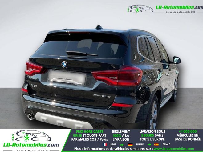 BMW X3 xDrive20d 190ch BVA Noir M�tallique de 2019