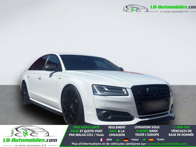 Audi S8 Plus V8 4.0 TFSI 605 BVA Quattro Sport Blanc de 2017