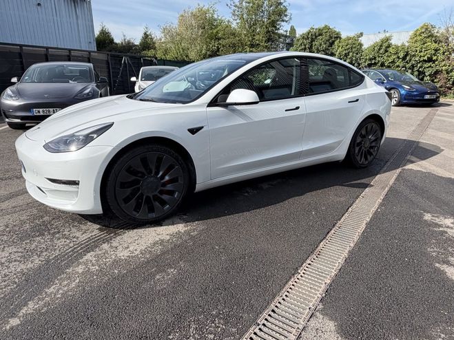 Tesla Model 3 PERFORMANCE AWD Blanc Nacr� de 2021
