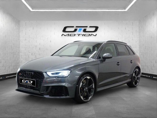 Audi RS3 SPORTBACK FULL/SUIVI COMPLET/MALUS INCLU GRIS de 2019