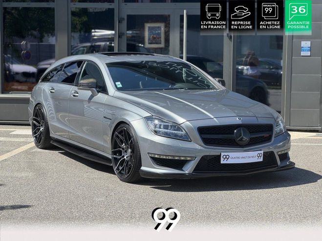 Mercedes CLS Shooting brake 63 AMG BREAK 557ch PROPULSION AIR LIFT T ARGENT PALLADIUM M�TALLIS�E de 2013