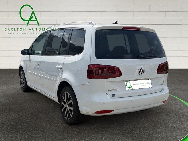 Volkswagen Touran 1.6 TDI 105 Carat 7pl DSG7 2e MAIN-TOIT  Blanc de 2015