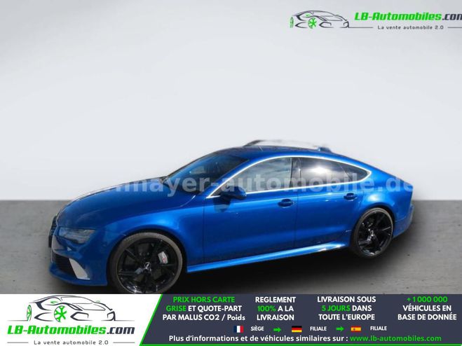 Audi RS7 V8 4.0 TFSI 605 BVA Bleu M�tallique de 2016