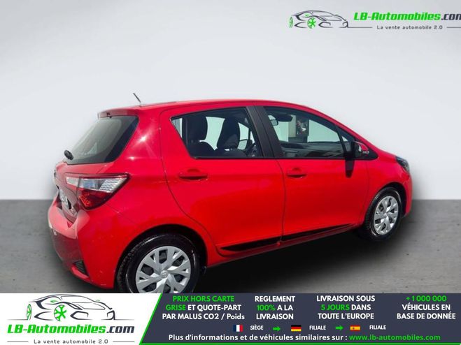 Toyota Yaris 70 VVT-i BVM Rouge de 2019