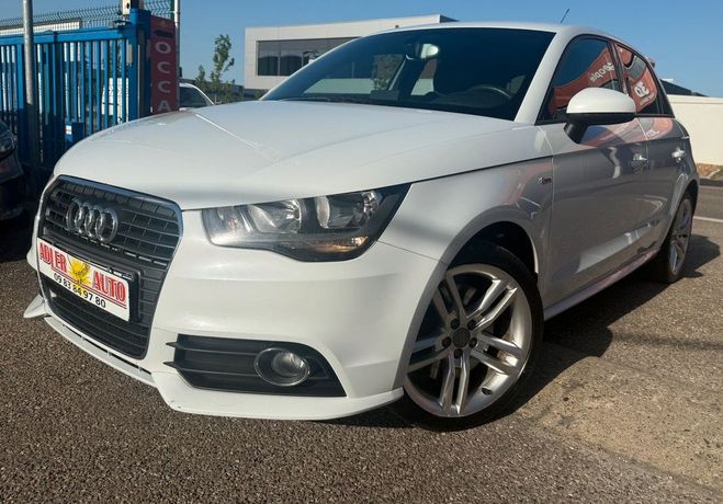 Audi A1 Sportback 2.0 TDI 143ch S line Boite Rap Blanc de 2013