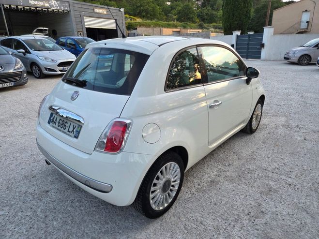 Fiat 500 Berline Lounge Blanc de 2009