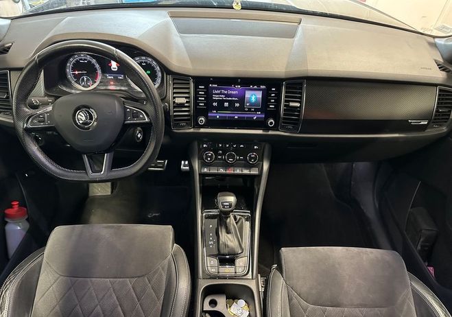 Skoda Kodiaq 2.0 tdi 190 scr sportline dsg7 4x4 7 pla Noir de 2018
