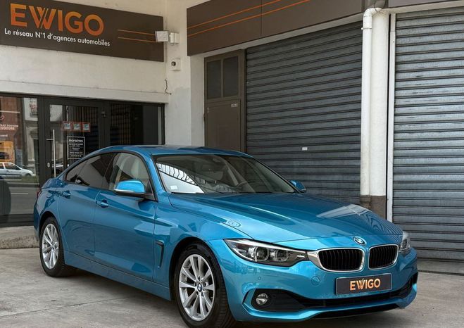 BMW Serie 4 Gran Coupe (f36) 420i 165 lounge   radar Bleu de 2019