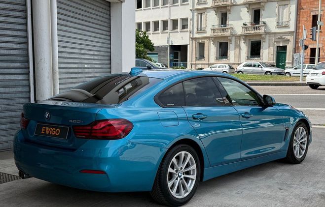 BMW Serie 4 Gran Coupe (f36) 420i 165 lounge   radar Bleu de 2019