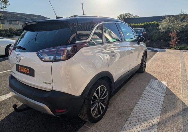 Opel Crossland X 1.2 t 110 design edition bva Blanc de 2017