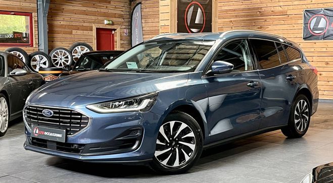 Ford Focus 1.0 Flexifuel mHEV 125ch Titanium Style Bleu de 2023
