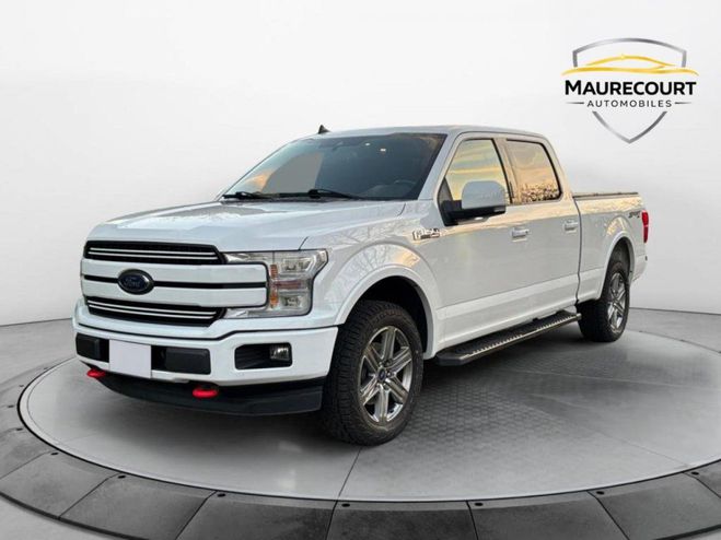 Ford F150 V8 5.0 FLEXFUEL CREWCAB LARIAT Blanc de 2019