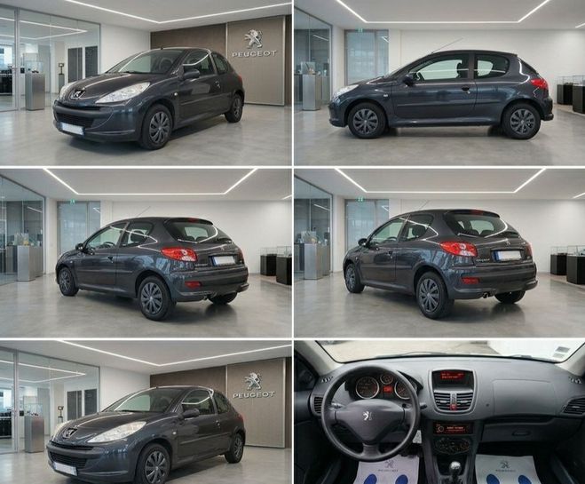 Peugeot 206 206+ 1,1 60cv ACCESS ( ID�AL JEUNE PERMI Noir de 2011