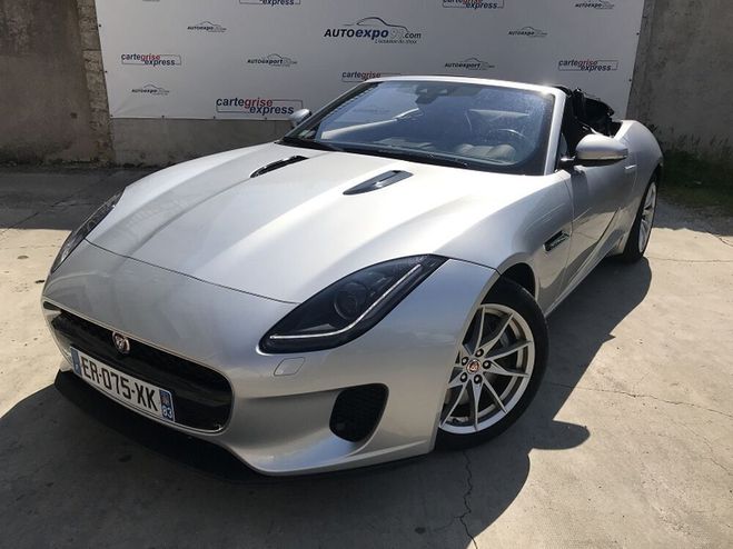 Jaguar F-Type CABRIOLET 2.0T 300CH BVA8 GRIS CLAIR METAL de 2017