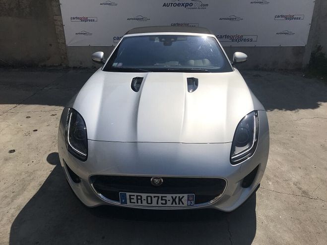 Jaguar F-Type CABRIOLET 2.0T 300CH BVA8 GRIS CLAIR METAL de 2017