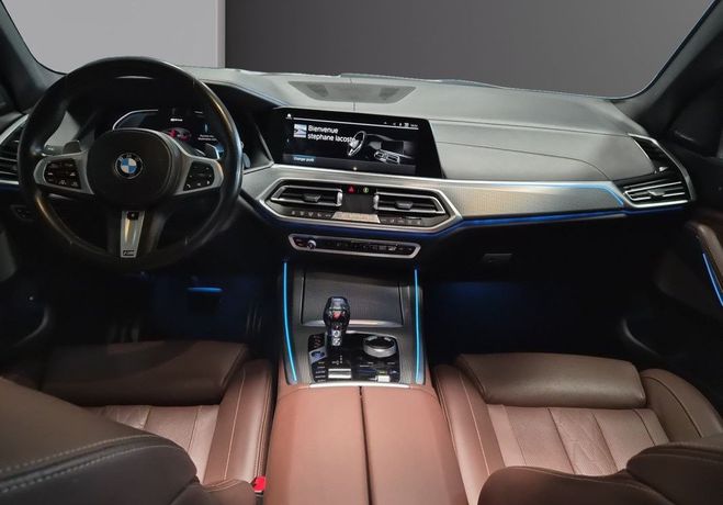 BMW X5 45E XD 394 M SPORT BA 286Ch Garantie 12  Bleu de 2020