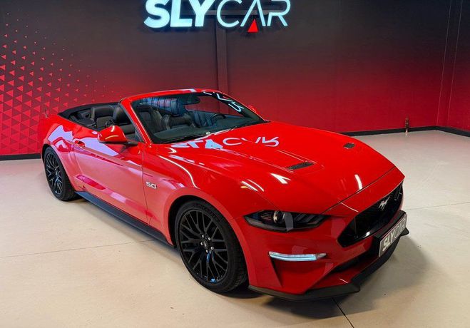 Ford Mustang Convertible 5.0 V8 450 GT BVA10 Rouge de 2019