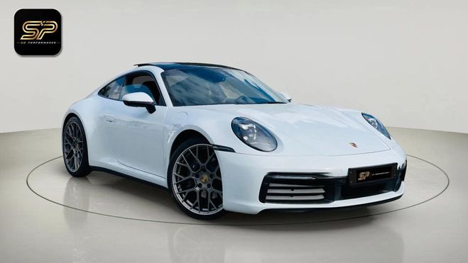 Porsche 911 992 Carrera 3.0 385 ch PDK * Sport Chron Blanc de 2020