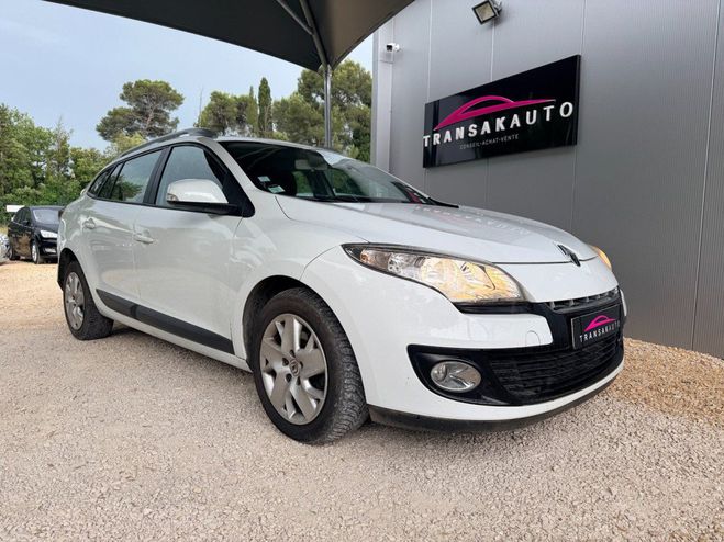 Renault Megane III ESTATE 1.5 dCi 110 FAP eco2 Authenti Blanc de 2013