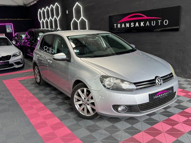 Volkswagen Golf 6 Carat DSG7 1.4 TSI 122 ch ~ Si�ges cui Gris de 2011