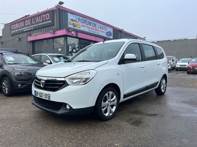 Dacia Lodgy 1.2 TCE 115 BLACK LINE EURO6 MAGNIFIQUE  Blanc de 2015