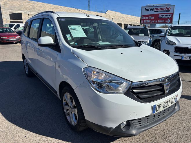 Dacia Lodgy 1.2 TCE 115 BLACK LINE EURO6 MAGNIFIQUE  Blanc de 2015