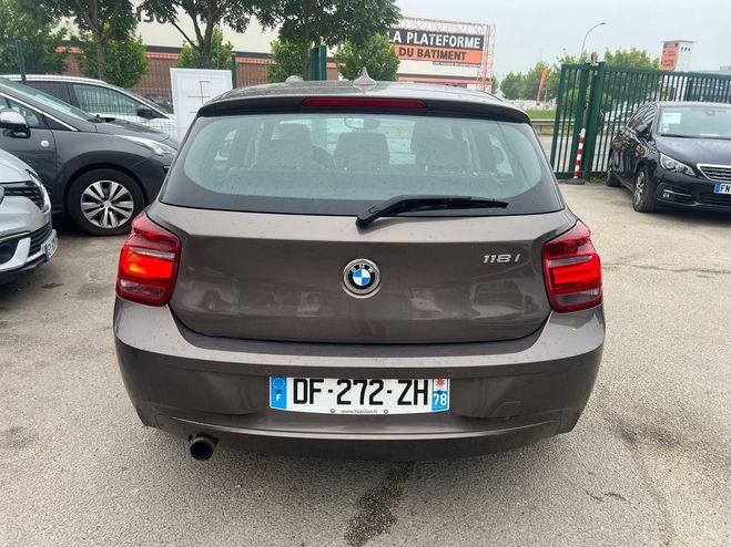 BMW Serie 1 (F20) 118I LOUNGE BVA8 5P FIABLE CT OK Marron de 2014