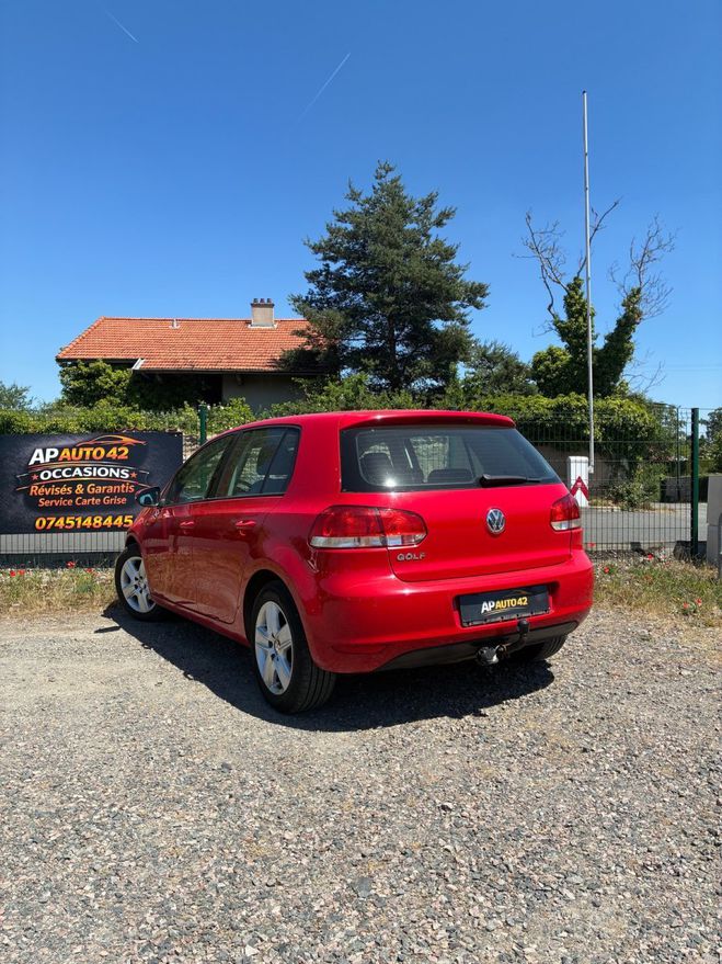 Volkswagen Golf VI 1.6 102CH COMFORTLINE Rouge de 2009