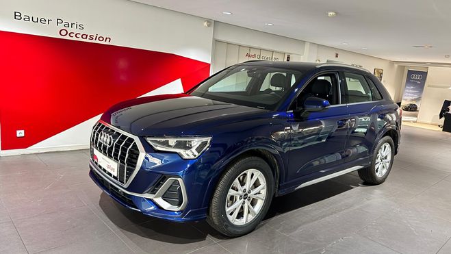 Audi Q3 45 TFSIe 245 ch S tronic 6 S line Bleu de 2022