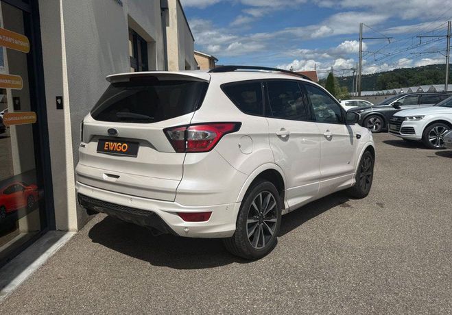 Ford Kuga 2.0 tdci 180cv 4x4 powershift st-line ca Blanc de 2017