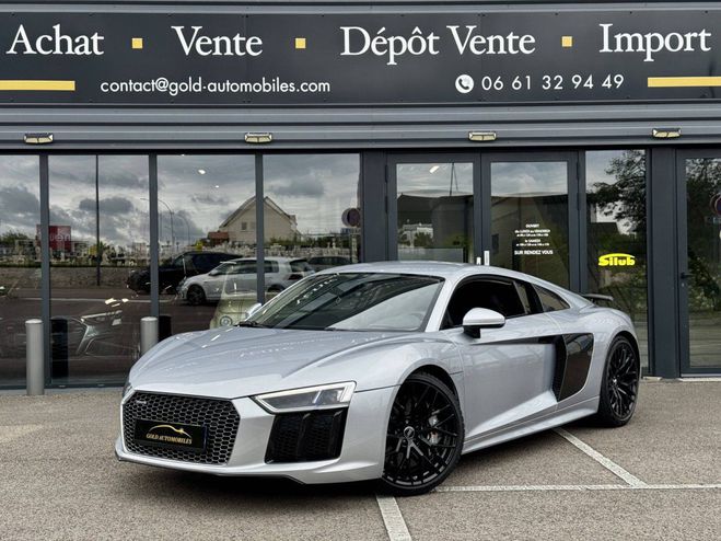 Audi R8 II 5.2 V10 FSI 610ch Plus quattro S tron Gris Argent de 2016