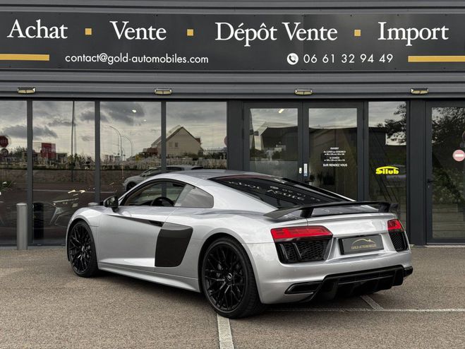Audi R8 II 5.2 V10 FSI 610ch Plus quattro S tron Gris Argent de 2016