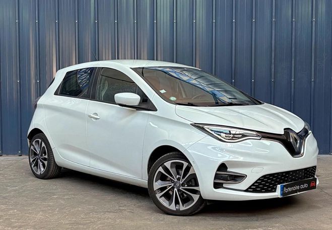 Renault Zoe R135 ZE 135 69PPM 50KWH INTENS BVA - Gar Blanc de 2020