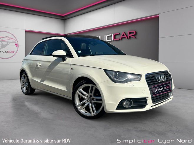 Audi A1 S-line Blanc de 2012