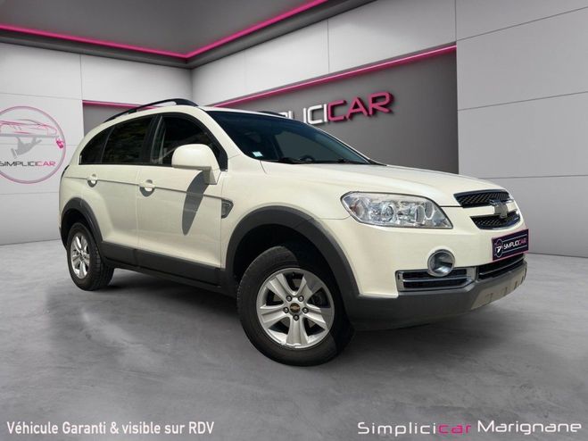 Chevrolet Captiva 2.0 VCDI 127 Family Navi Pack radar de r Blanc de 2010