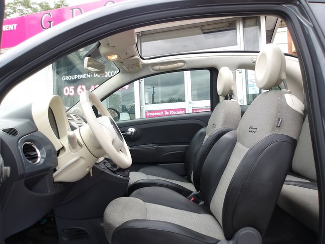 Fiat 500 1.2 8V 69CH S&S LOUNGE GRIS F de 2010