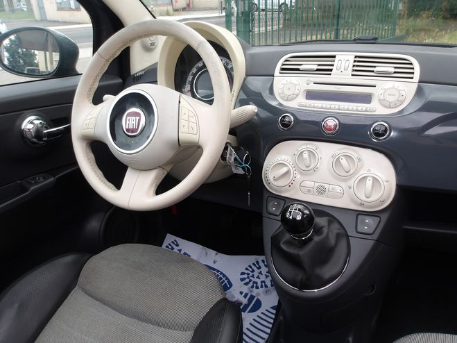 Fiat 500 1.2 8V 69CH S&S LOUNGE GRIS F de 2010
