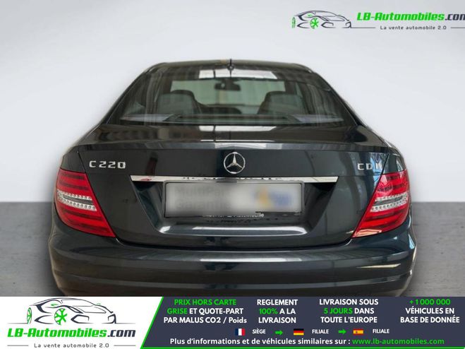 Mercedes Classe C 220 CDI BVA Noir M�tallique de 2013