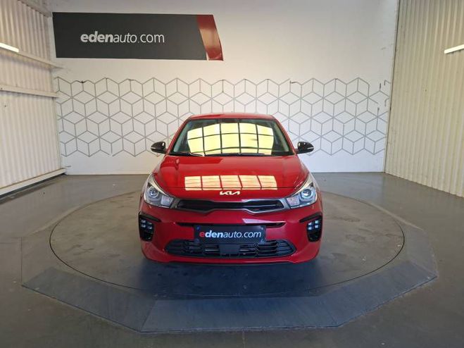 Kia Rio 1.0 T-GDi 100 ch MHEV iBVM6 GT Line rouge de 2022