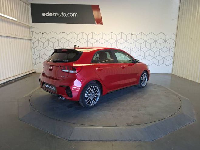 Kia Rio 1.0 T-GDi 100 ch MHEV iBVM6 GT Line rouge de 2022