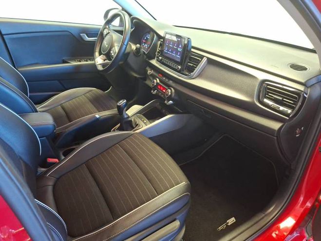 Kia Rio 1.0 T-GDi 100 ch MHEV iBVM6 GT Line rouge de 2022