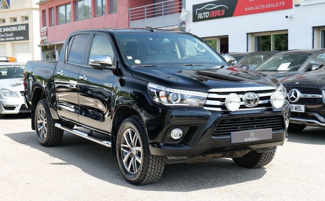 Toyota Hilux 2.4 d-4d 150 ch lounge double cabine ent Noir de 2017