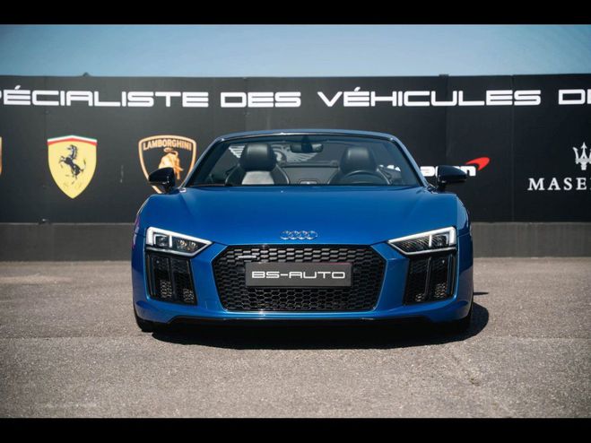 Audi R8 Spyder V10 Plus - 5.2l - 610ch - Milltek Bleu M�talis� de 2017