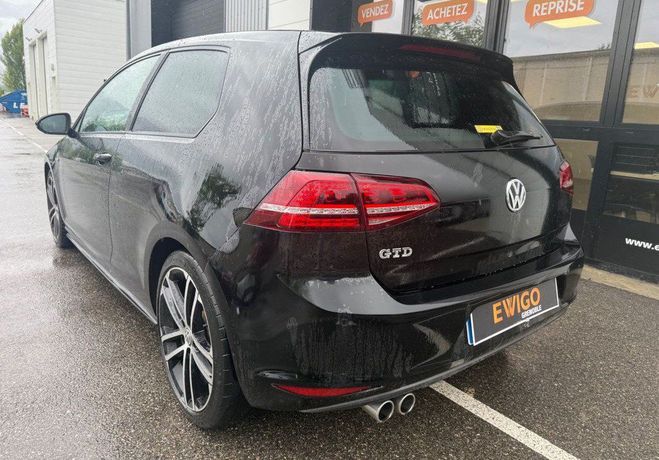 Volkswagen Golf 2.0l tdi 180ch gtd toit ouvrant sieges c Noir de 2013