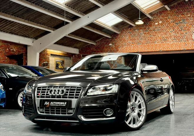 Audi S5 Cabriolet 3.0L V6 TFSI Quattro 333 ch 78 Marron de 2010