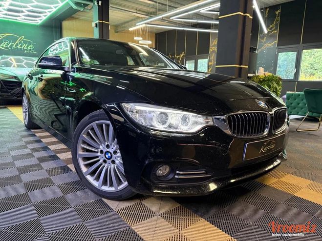 BMW Serie 4 GRAN-COUPE 2.0 418 D 150 cv LUXURY BVA I Noir de 2015