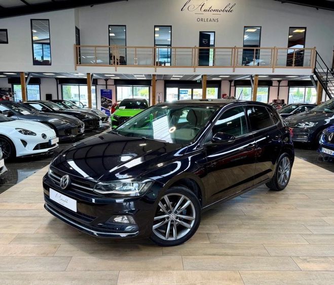 Volkswagen Polo VI 1.0 TSI 95 Carat DSG7 2�me Main FR Noir de 2018
