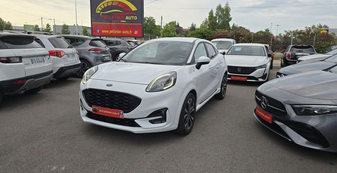 Ford Puma 1.0 EcoBoost 125 ch mHEV SetS BVM6 ST-Li Blanc de 2021
