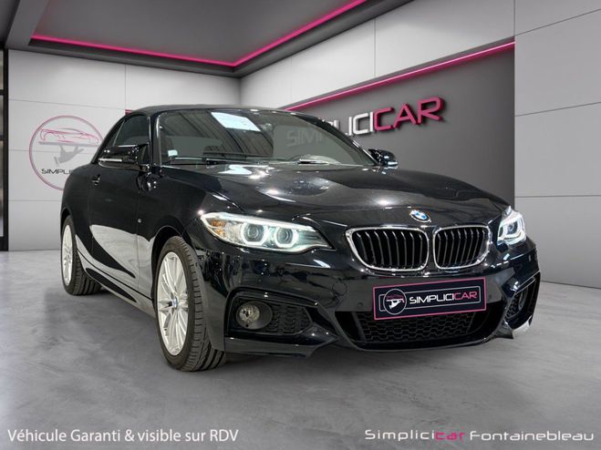 BMW Serie 2 (F23) CABRIOLET 220I 184 LOUNGE BVA8 Noir de 2015